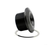 Boulon de manivelle de rechange pour vélo XTR FC M9100 en alliage avec longueur de vis intérieure étendue pour éviter le glissement et améliorer les performances de verrouillage (noir ID)