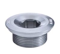 Boulon de Manivelle de Vélo, Boulon de Bras de Pédalier Accessoire de Boulon de Pédalier en Alliage d'Aluminium pour Le Vélo de Montagne de Vélo de Route VTT(Couleur Titane)