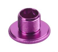 Boulon de manivelle de vélo de montagne pour IXF M19, vis de plateau en alliage d'aluminium M15 M20, pièce de pédalier de vélo (violet - M15)