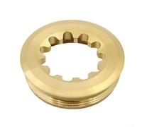 Boulon de manivelle en alliage compatible avec XTR FC-M9100 pour vélo, avec vis intérieure plus longue pour un verrouillage sécurisé (doré od)