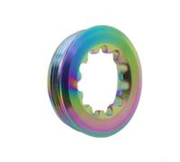 Boulon de manivelle en alliage compatible XTR FC-M9100 pour vélo, avec vis intérieure plus longue pour un verrouillage sécurisé (arc-en-ciel od)
