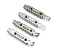 Boulon de porte à Impact matériel 2.3 pouces, boulon de sécurité for porte fenêtre, bouton de verrouillage à ressort ouvert, boulons de porte de maison 1 pièce(XK1008-2)
