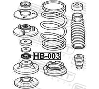 FEBEST HB-003 Roulement, coupelle de suspension pour HONDA,HONDA MOTORCYCLES,MAZ