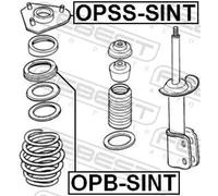 Febest Appareil d'appui à balancier OPB-SINT – Coupelle de suspension pour Opel/Vauxhall