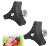 Boulon de Rechange pour Tondeuse à Gazon, Poignée Universelle de Tondeuse à Gazon, Poignée de Tondeuse à Gazon, 2 Pièces Tondeuse à Gazon Triangle Poignée, Outil pour Tondeuse à Gazon Machine