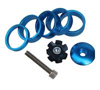 Boulon de refoulement de vélo, protection pour anneau de transformation, entretoise avant, 1 tige de 1/8", rondelle, couvercle de tuyau de guidage, palier de guidage, écrou en étoile, palier de