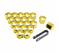 Boulon De Roue 20Pcs 21mm Roue Voiture Bouchons Écrou Couvercle Auto Moyeu Vis Bouchon Roue Boulons Enlèvement Outil Roue Ensemble Pour N'importe Quelle Roue Voiture 21 Mm