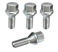 Boulon de Roue Compatible Avec Pour E21 E30 E36 E46 E90 E91 E92 E93 Série 3 1975-2012 1/4 Pièces Écrou De Roue Boulon Goujon En Alliage M12 X 1,5 Mm Boulon À Vis De Pneu(4PCS)