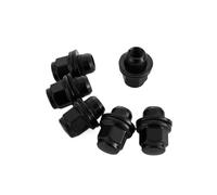 Boulon de Roue Compatible Avec Toyota Pour Avalon Camry Sienna Écrous de roue 12 mm x 1,5,46 Pouce 37 Longueur 21 Hexagonal Argenté/Noir(Black 8 pcs)
