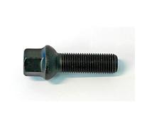 Boulon de roue H&R sphérique avec cône mobile R13 M14x1.50 - Longueur 36mm - Noir (p.e. compatible avec Audi S5)
