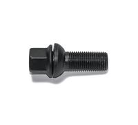 Boulon de roue H&R sphérique avec cône mobile R13 M14x1.50 - Longueur 39mm - Noir (p.e. compatible avec Audi S5)