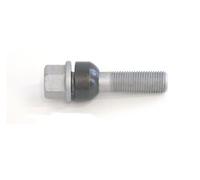 Boulon de roue H&R sphérique avec cône mobile R14 M14x1.50 - Longueur 57mm (p.e. compatible avec Porsche)