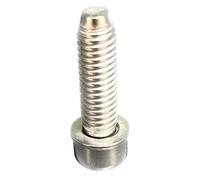 Boulon de serrage de manivelle - SHIMANO - M6 x 21 mm - Avec rondelle - Shimano Spares - Lot vis+rondelle