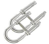 Boulon de serrage en U en acier inoxydable, paquet de 2 rondelles M6-M12 for sac de sable, chaise suspendue, balançoire de Yoga for la fixation(M10*130)
