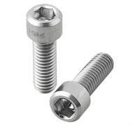 Boulon de serrage pour bras de manivelle Ultegra pour Hollowtech II, vis de fixation de pédalier M6 x 18 mm, noir et doré pour options (titane)