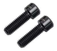 Boulon de serrage pour manivelle de vélo en titane pratique et fiable pour Shimano Ultegra HollowTech Vis M6 x 18 mm (noir)