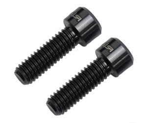 Boulon de serrage pour manivelle de vélo en titane pratique et fiable pour Shimano Ultegra HollowTech Vis M6 x 18 mm (noir)