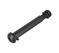 Boulon de vélo d'appartement en métal 12 cm x 16 mm pour machine elliptique, pièce de rechange noire avec design fileté pour réparation de salle de sport (gauche)