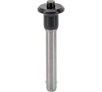 Boulon de verrouillage à bille autobloquant, avec poignée champignon, d1 = 16 mm, l1 = 140 mm, acier inoxydable 1.4542, trempé par excrétion | 22350.0287