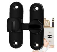 Boulon De Verrouillage De Porte - Boucle Antivol Pour Portes Coulissantes, Mécanisme De Verrouillage Plat À Poinçon, Charnière De Boulon De Porte À 90 Degrés, Matériel De Sécurité Solide, Conception C