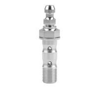 Boulon d'embrayage à double trou en titane M10 pas de 1,0/1,25 mm avec soupape de purge Boulon banjo for étrier de frein de moto(Titanium,Pitch 1.0mm)