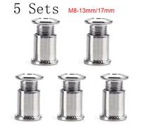 Boulon D'espacement Pour Pédalier De Vélo,1mm,2mm,3mm,Vis De Plateau,Roue De Vtt,Joint À Double Manivelle,Anneau De Boulon De Vélo De Route - Type 5 Sets 13 17mm