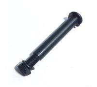 Boulon d'exercice en métal pour vélo pour machine elliptique - 12 cm de long x 16 mm de diamètre extérieur noir - Accessoire d'équipement de fitness - Pièce de rechange pour réparation et entretien