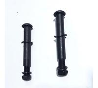 Boulon d'exercice en métal pour vélo pour machine elliptique - 12 cm de long x 16 mm de diamètre extérieur - Accessoire de fitness noir - Pièce de rechange pour la réparation et l'entretien (gauche +