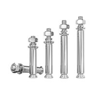 Boulon d'expansion explosif en acier inoxydable 316, extension de tube d'expansion M6/M8/M10/M12/M14/M16/M20(M6x80mm(4pcs))