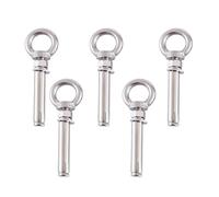 Boulon d'expansion M6 5 pièces, anneau en acier inoxydable 304, vis à œil d'ancrage de levage for mur en béton(M6x70mm)