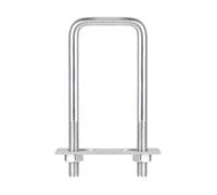 Boulon Ecrou SOURCING MAP Carré U-Boulons M10 52mm Interne Largeur 150mm Longueur 304 Inox Acier U Pince Boulon 1Pcs