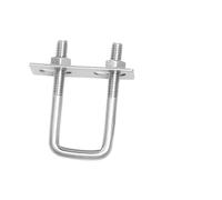 Boulon en acier inoxydable, Ensemble d'écrous de serrage carrés en acier inoxydable 304, boulons U M8, déflecteurs plaques, plusieurs tailles