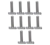 Boulon en T M8x20 à tête de marteau en acier inoxydable, vis en fente en T pour profilé en aluminium, montage solaire photovoltaïque