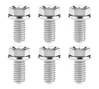 Boulon en titane, Boulon à tête hexagonale à bride en titane Ti GR5 M4 M5, vis de modification for vélo, voiture, moto(Normal Titanium Color,M4x10mm)