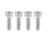 Boulon en titane M4 x 10 12 15 20 mm Clé à six pans creux DIN912 Vis de tige en titane Vis de tension de limite de vélo(M4X12mm Titanium)
