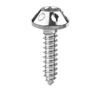 Boulon en titane M5 vis autotaraudeuses bouton vis à tête hexagonale à bride, Titane-1pc, M5X20mm
