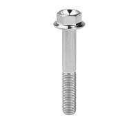 Boulon En Titane, Pas De 1.25Mm, Vis M10 X 20/25/30/35/40/45/50/55/60/65/70/75/80/100Mm, Fixation À Bride Hexagonale, Titane, M10,40mm