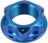 Boulon en titane pour colonne de direction / guidage de fourche M24x1.5, Bleu foncé