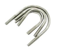Boulon En U Boulon en U acier inoxydable 304, Type forme de, vis serrage tuyau, boulon d'étrier(4Pcs M6x34)