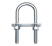 Boulon en U de qualité industrielle pour montage de tuyaux et cadres avec profil conique pour améliorer la manipulation de la charge et l'intégrité (M6 x 16 x 36)