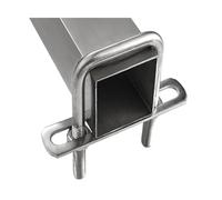 Boulon en U en acier inoxydable 304, vis à Angle droit, boucle de serrage carrée, collier de serrage for tuyau carré, pince carrée à Angle droit Pour Jardin, Bricolage, Caravane(M8 95x120mm 1pcs)