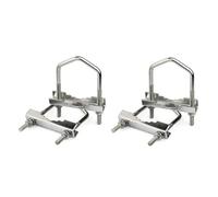 Boulon en u Kit de support croisé mât d'antenne, matériel montage pince à boulon en U, 4 pièces for antenne extérieure