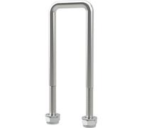 Boulon en U M10 avec écrous remorque de bateau galvanisé SUPROD, M10, LW=41, LH=150 mm