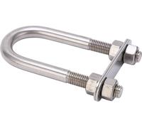 Boulon en U marin, boulon en U de bateau, boulon en U d'arrimage, boulon en U à œil de poupe, boulon en U à œil de proue, quincaillerie de pont de bateau