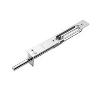 Boulon encastré à levier en acier inoxydable de 15,2 cm pour portes métalliques avec points de fixation intérieurs renforcés