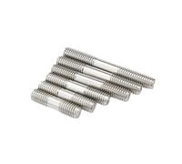 Boulon fileté à double extrémité en acier inoxydable, goujon M12-1,75 40 mm - 150, vis tige de poussée réglables serrées 316(M12x150mm-5pcs)