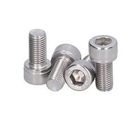 Boulon Hexagonal, Acier Inoxydable A2-70 Vis à Tête Filetage Vis À Main Fixation 1,25 Mm Étape Fin 4 Pièces Pour L'Industrie Automobile Pour Le Travail Bricolage Pour La Construction (M10*20)