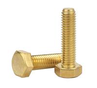 Boulon hexagonal M3-M16, filetage complet, laiton, 1 Pièces, M16x50mm