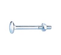 Boulon Japy tête ronde collet carré acier zingué - 6x60/18-50pces - Fixpro