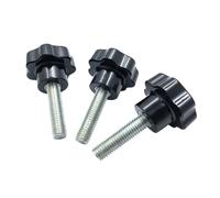 Boulon mécanique en plastique en forme d'étoile M4/M5/M6/M8/M10/M12, vis à tête cylindrique, longueur 10-100 mm pour Outils Mécaniques(2pcs M10X16X38)